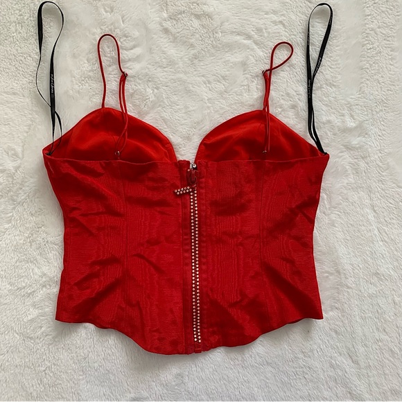 FOR LOVE & LEMONS | corset with removable puff sleeves - Picture 6 of 9